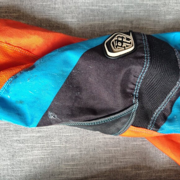 Troy Lee Designs Pants Orange Blue GP Pro Motocross MX Motorcycle Racing Adult - Picture 3 of 13